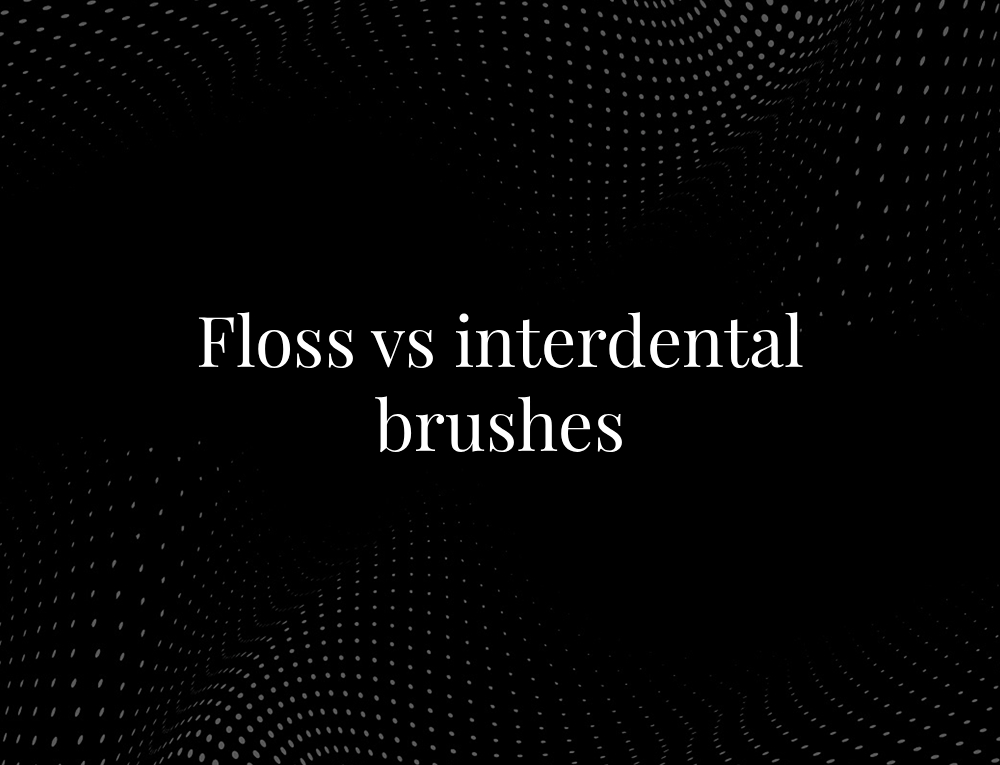 Floss vs interdental brushes
