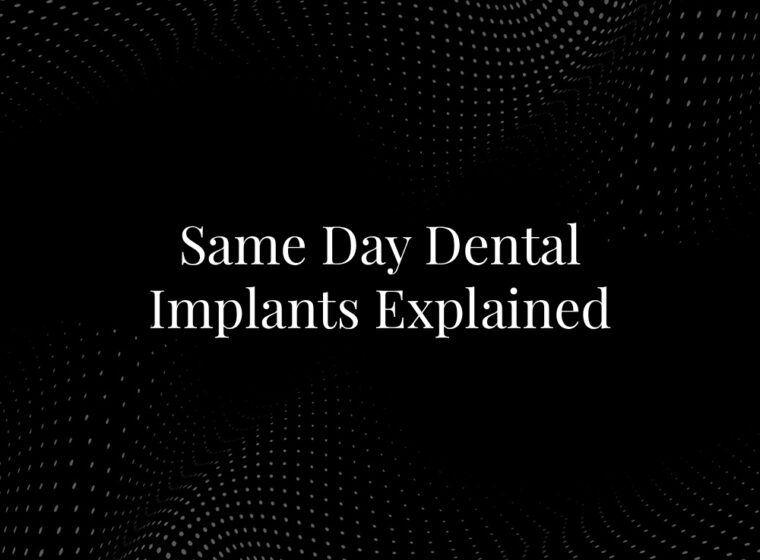 Same Day Dental Implants Explained