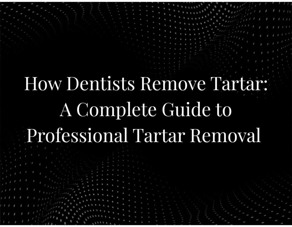 Dentist removing tartar professional cleaning