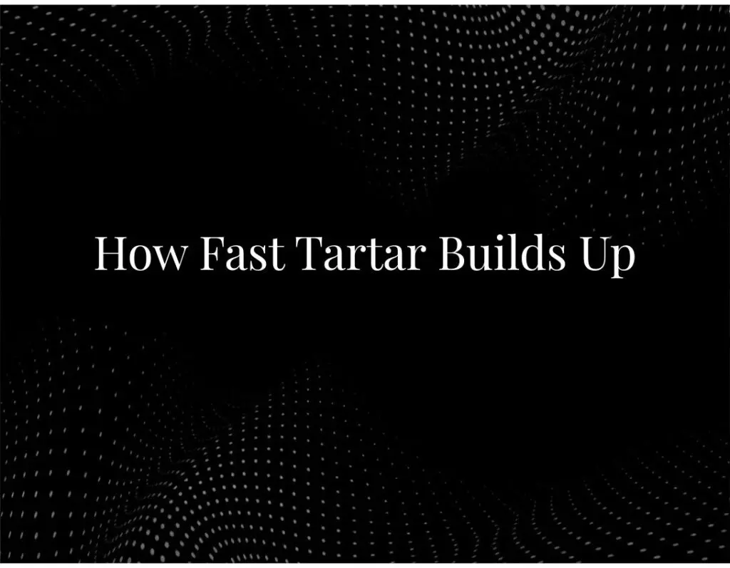 Tartar buildup speed teeth diagram